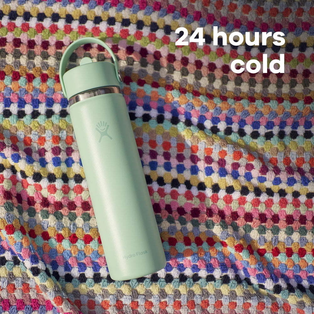 24 oz Wide Mouth with Flex Straw Cap - Hydro Flask On Sale