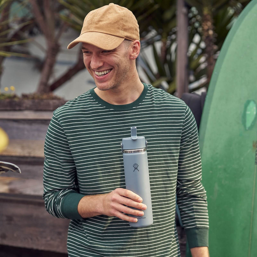 24 oz Wide Mouth with Flex Straw Cap - Hydro Flask Sale