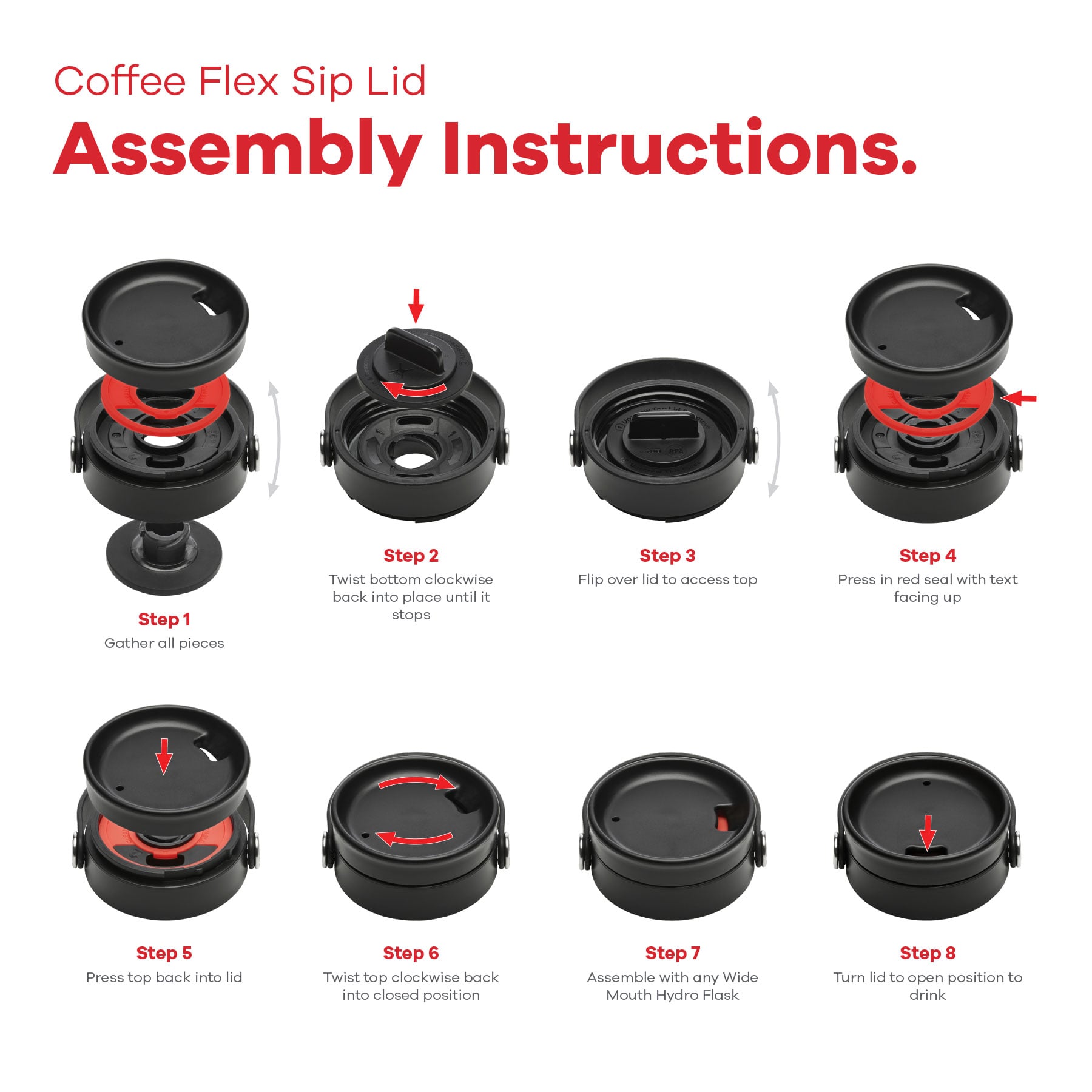 Wide Mouth Flex Sip™ Lid - Hydro Flask On Sale