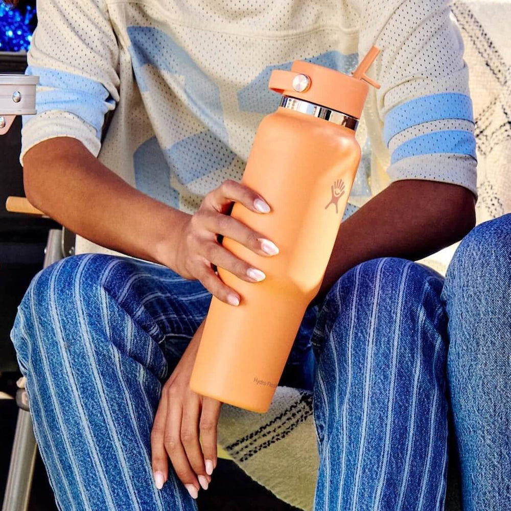 40 oz Travel Bottle with Flex Straw Cap - Hydro Flask On Sale