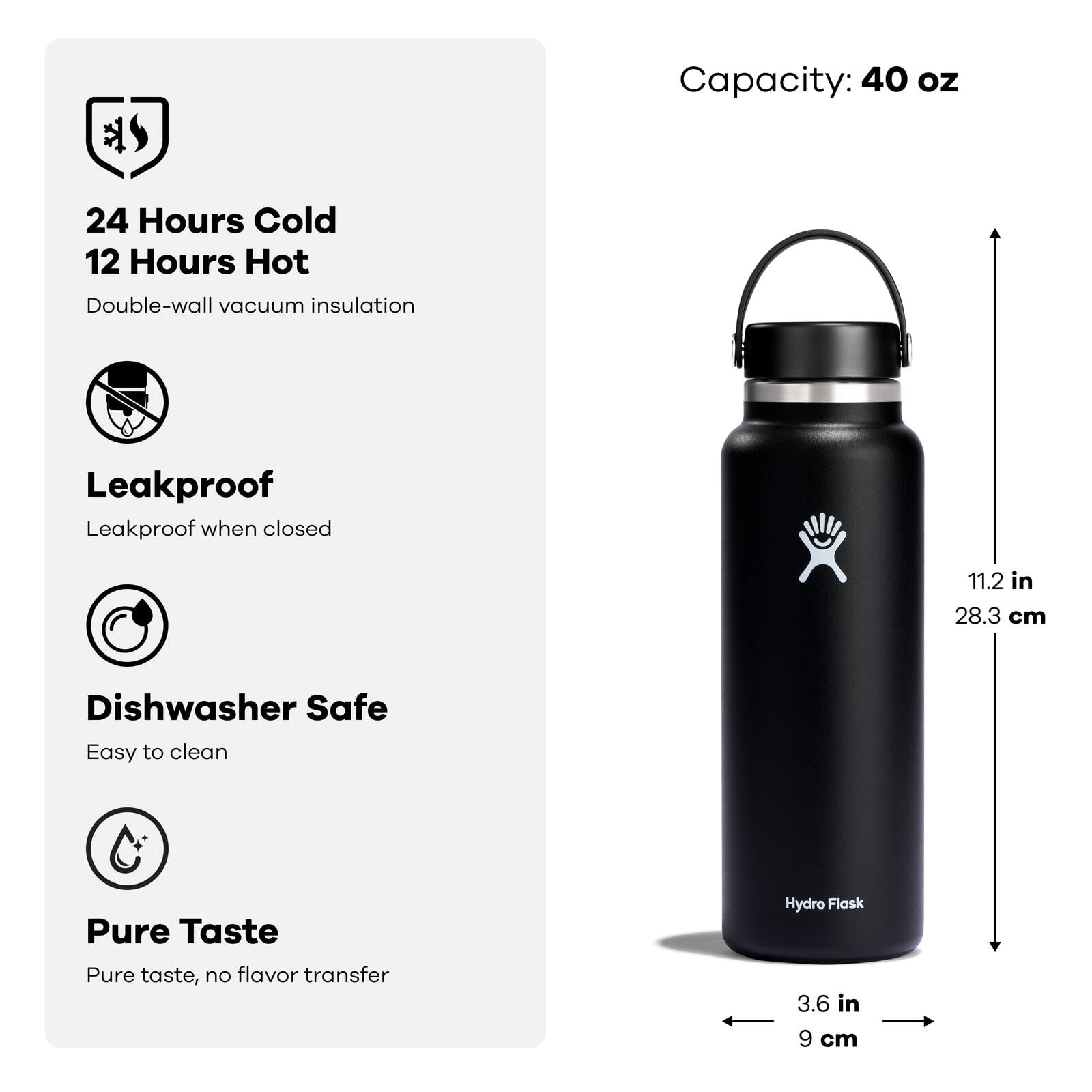 40 oz Wide Mouth - Hydro Flask On Sale