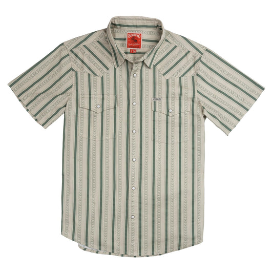 The Wyatt Pearl Snap Short Sleeve Print Shirt
