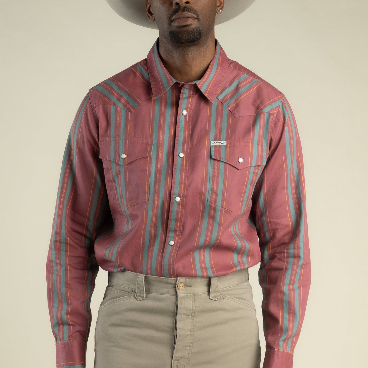 The Wyatt Pearl Snap Long Sleeve Print Shirt