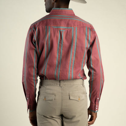 The Wyatt Pearl Snap Long Sleeve Print Shirt