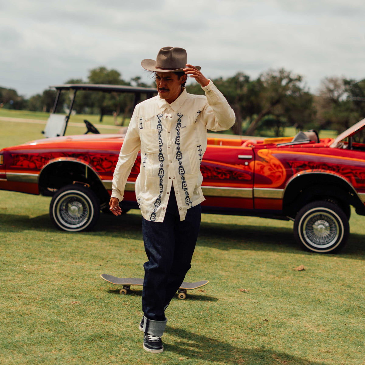 Caballero Guayabera Long Sleeve Shirt