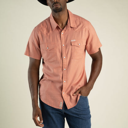 The Wyatt Pearl Snap Short Sleeve Solid Shirt