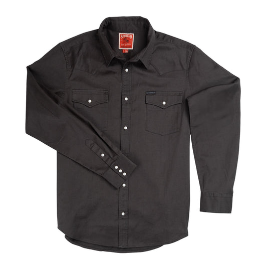 The Wyatt Pearl Snap Long Sleeve Solid Shirt
