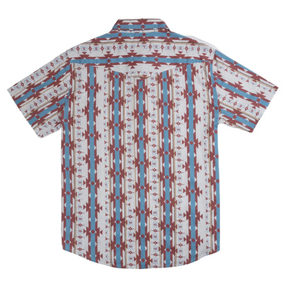 The Wyatt Pearl Snap Short Sleeve Print Shirt