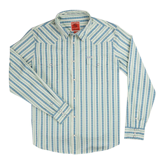 The Wyatt Pearl Snap Long Sleeve Print Shirt