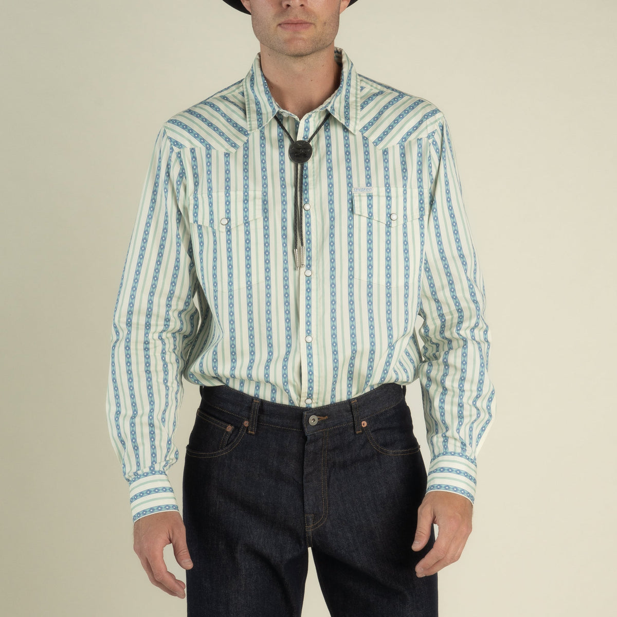 The Wyatt Pearl Snap Long Sleeve Print Shirt