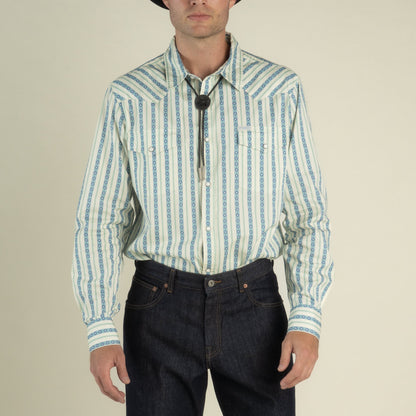 The Wyatt Pearl Snap Long Sleeve Print Shirt