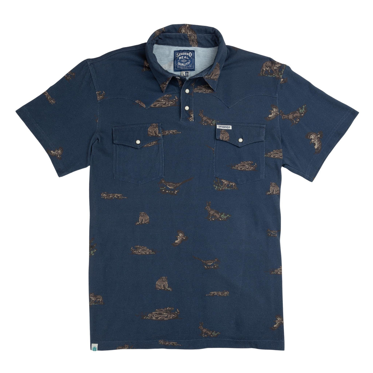 Cantina Pique Polo Short Sleeve Shirt
