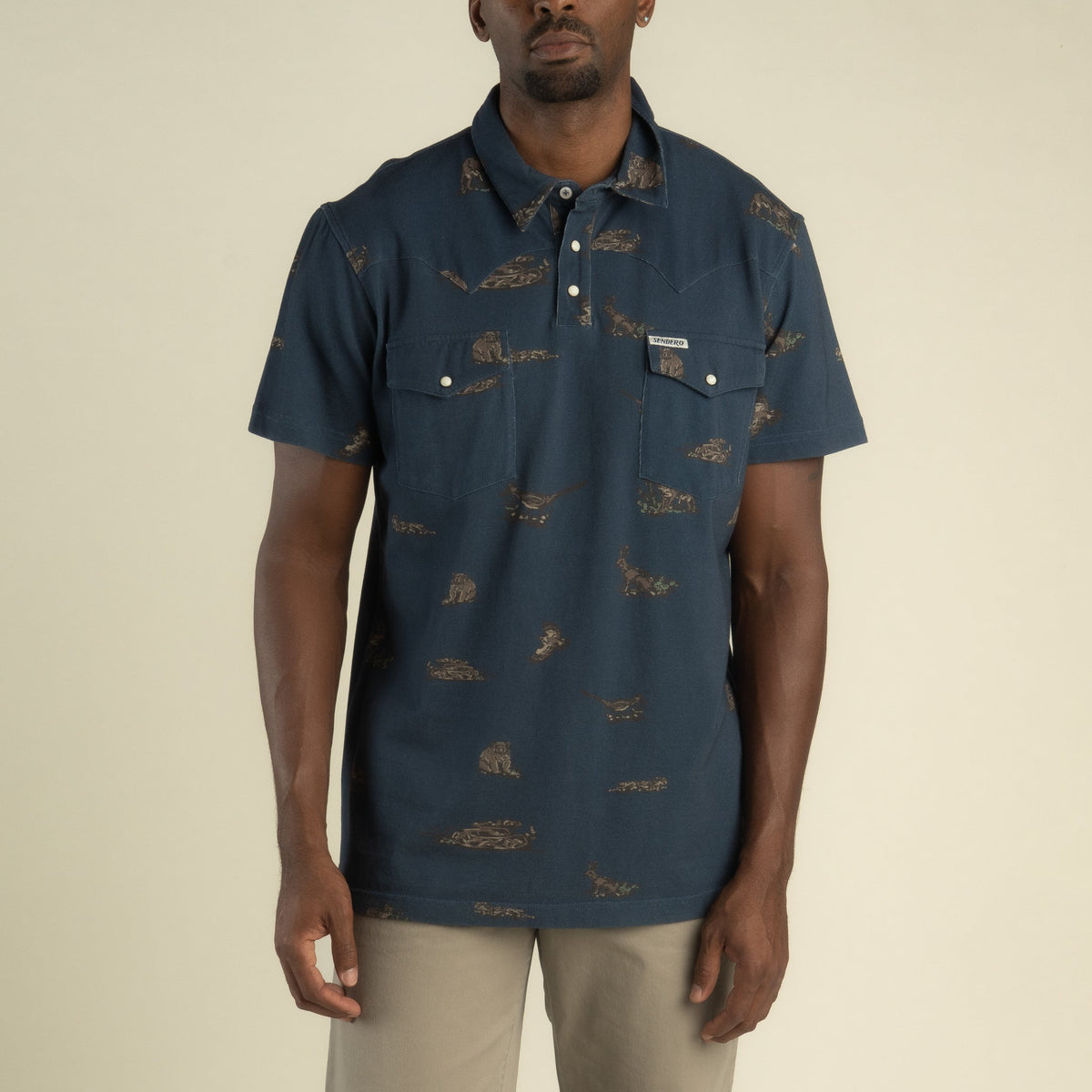 Cantina Pique Polo Short Sleeve Shirt