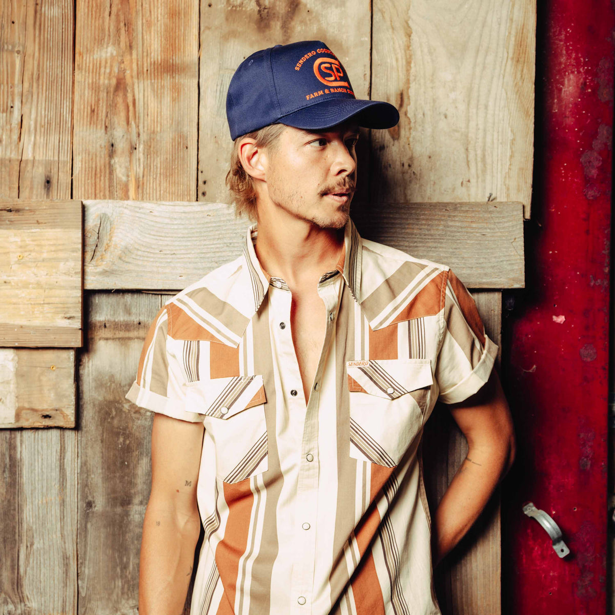 The Wyatt Pearl Snap Short Sleeve Print Shirt