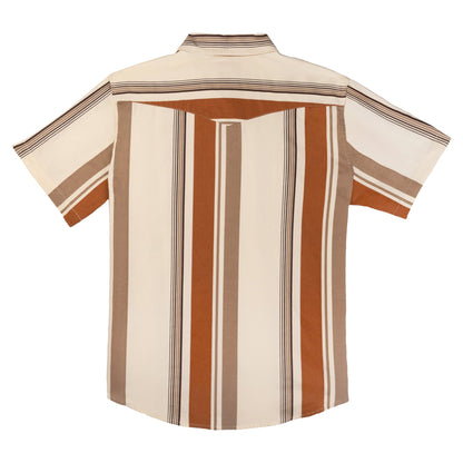 The Wyatt Pearl Snap Short Sleeve Print Shirt