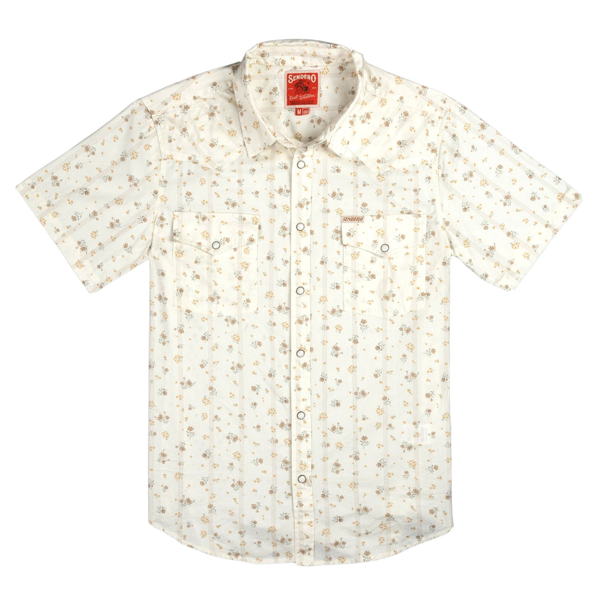 The Wyatt Pearl Snap Short Sleeve Print Shirt