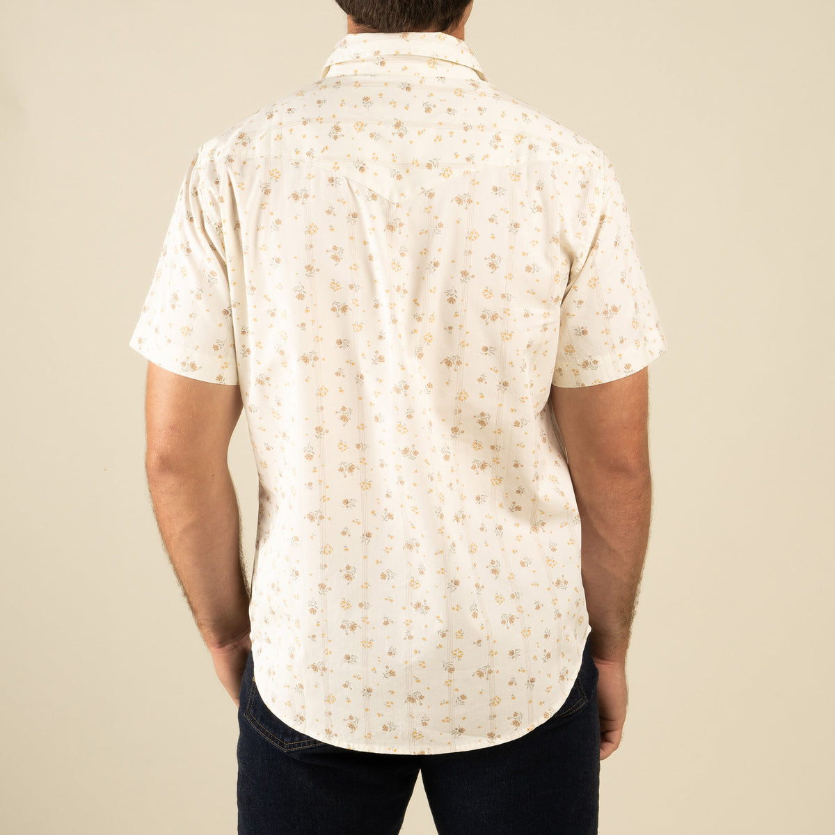 The Wyatt Pearl Snap Short Sleeve Print Shirt