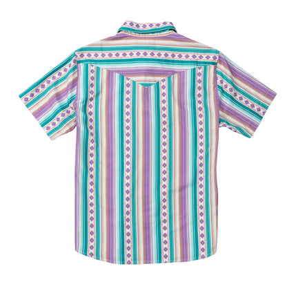 The Wyatt Pearl Snap Short Sleeve Print Shirt
