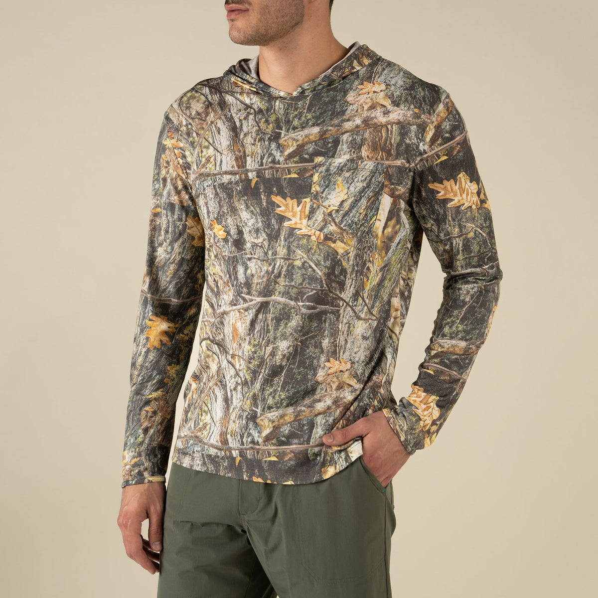 Yucatan Bamboo Hoodie Tech Long Sleeve Shirt