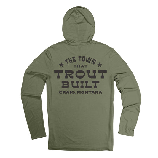 Trout Built Yucatan Bamboo Hoodie Tech Long Sleeve Shirt