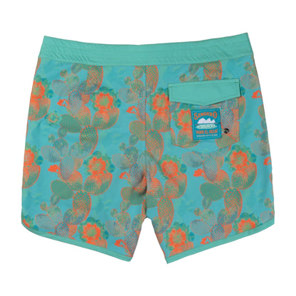 Point Bar Boardshort - Nopal Cosmico - Verde Vivo
