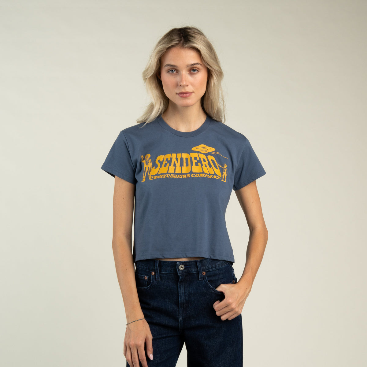 Cowboy Lift Off Boxy Tee