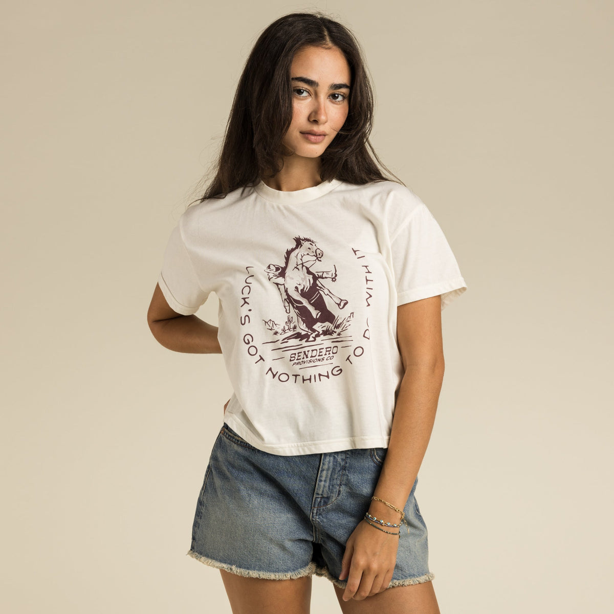 No Luck Boxy Tee