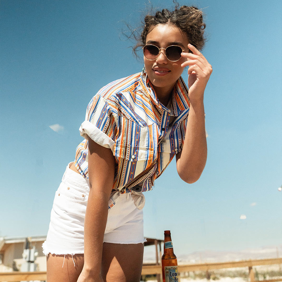 Ysleta High-Rise Denim Short