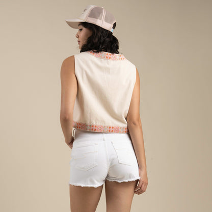 Ysleta High-Rise Denim Short