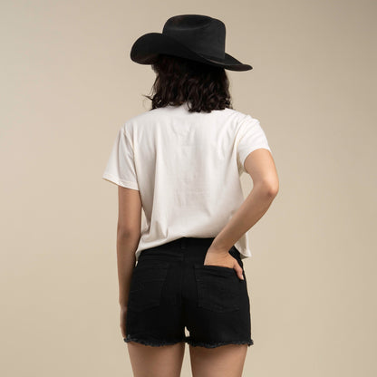 Ysleta High-Rise Denim Short
