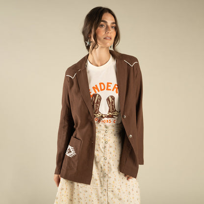 The Eleanor Relaxed Western Blazer