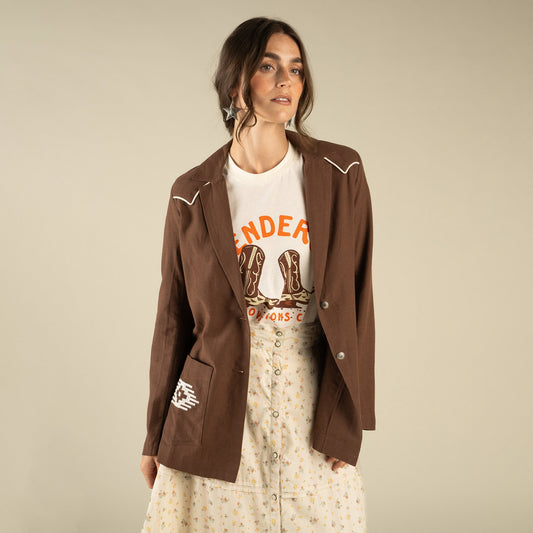 The Eleanor Relaxed Western Blazer
