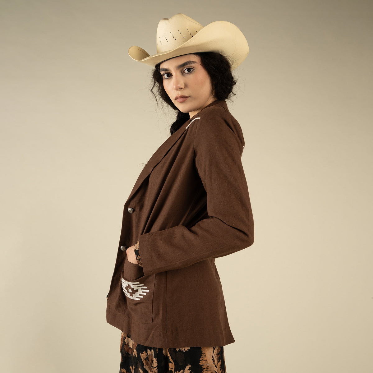 The Eleanor Relaxed Western Blazer