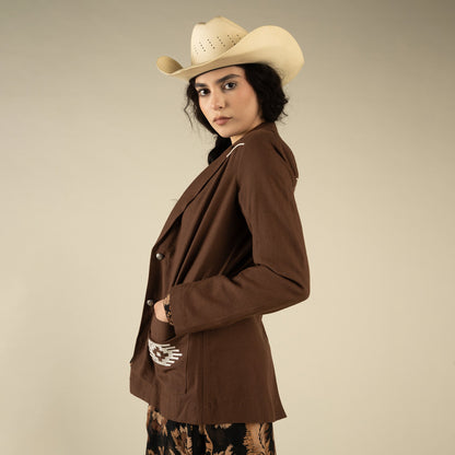 The Eleanor Relaxed Western Blazer