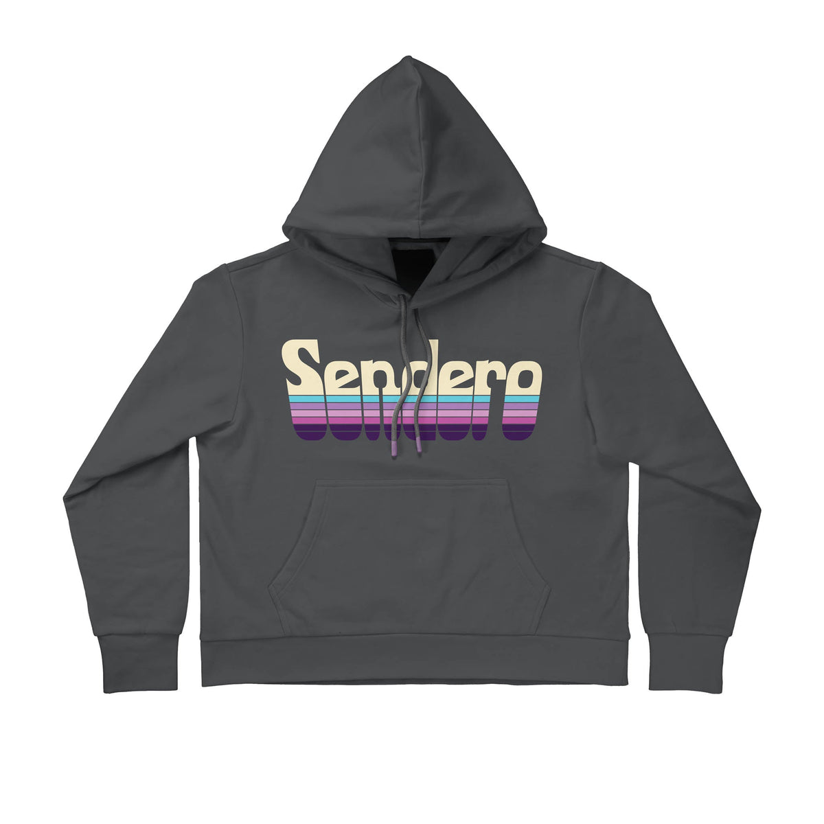 Retro Logo Crop Hoodie