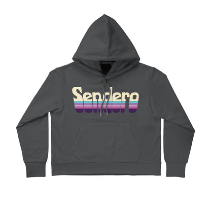 Retro Logo Crop Hoodie