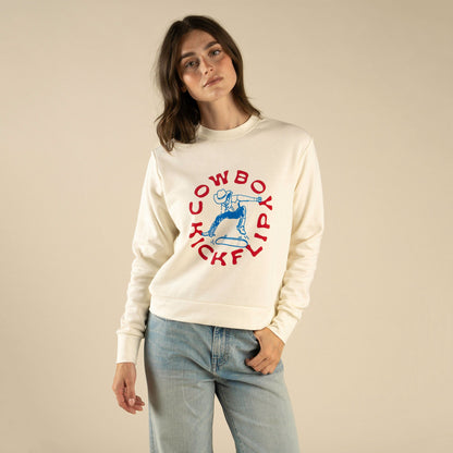 Cowboy Kickflip Drop Shoulder Sweatshirt