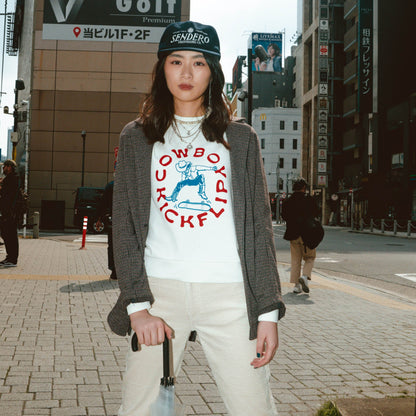Cowboy Kickflip Drop Shoulder Sweatshirt
