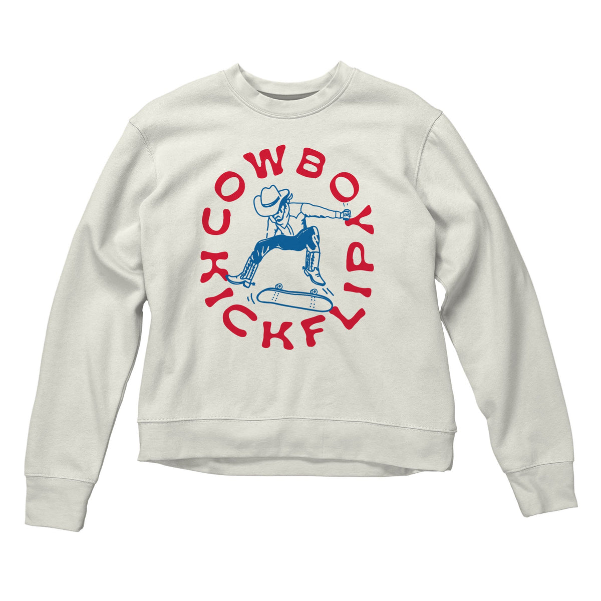 Cowboy Kickflip Drop Shoulder Sweatshirt
