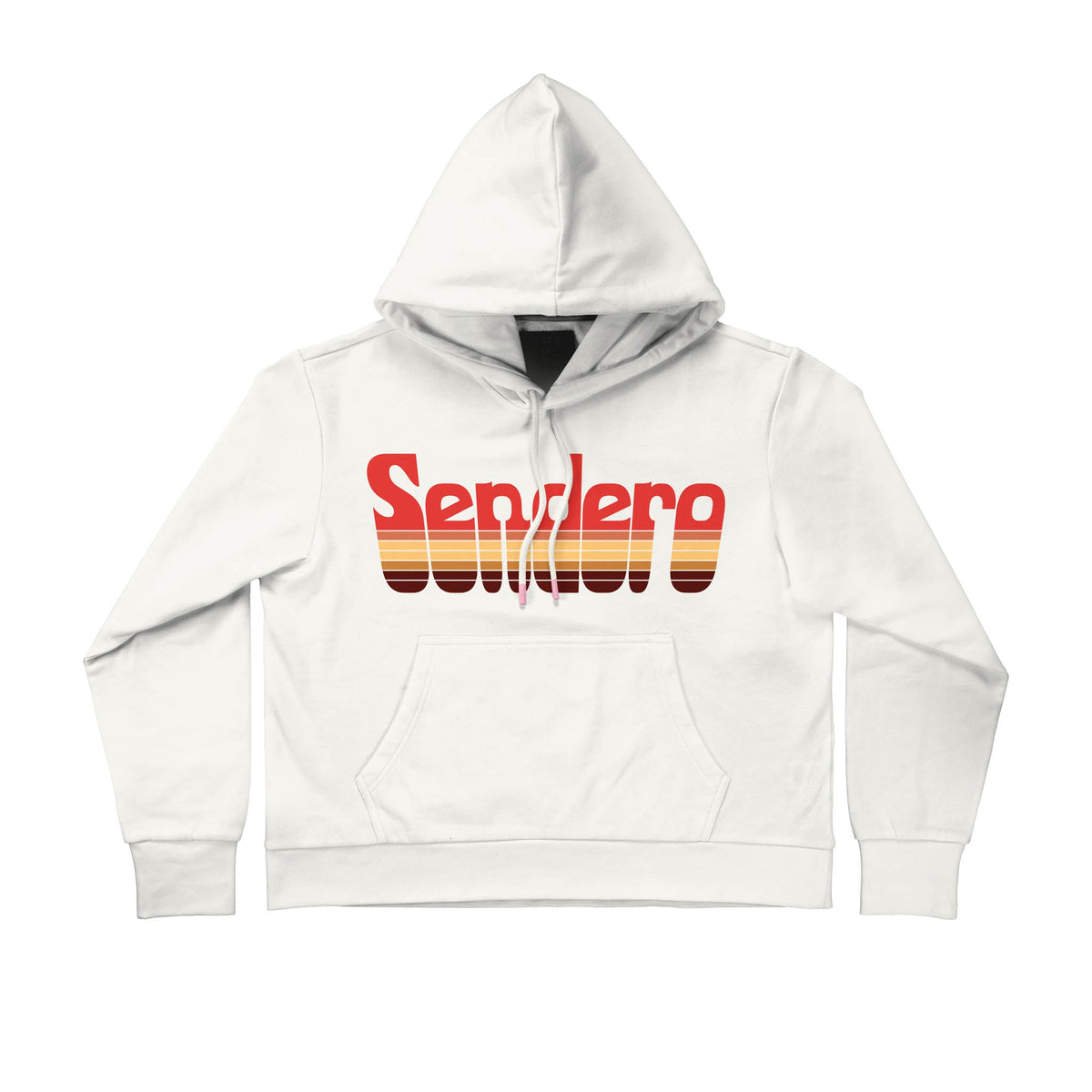 Retro Logo Crop Hoodie