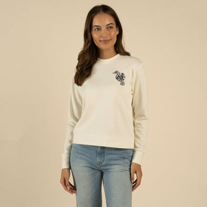 We Dive Drop Shoulder Sweatshirt