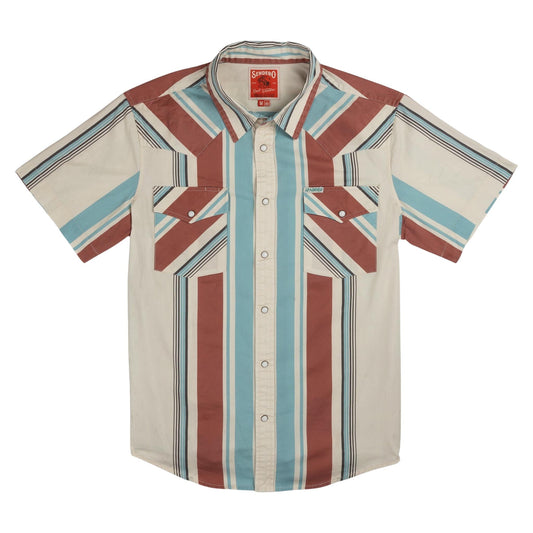 The Wyatt Pearl Snap Short Sleeve Print Shirt