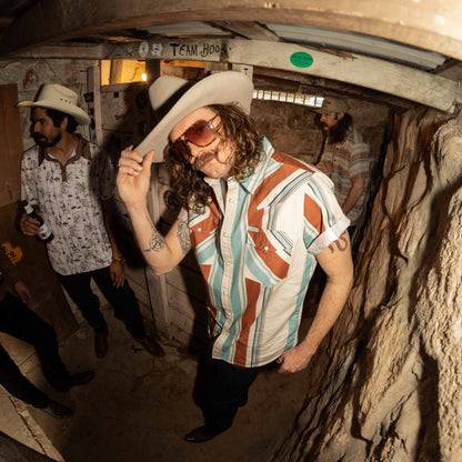 The Wyatt Pearl Snap Short Sleeve Print Shirt