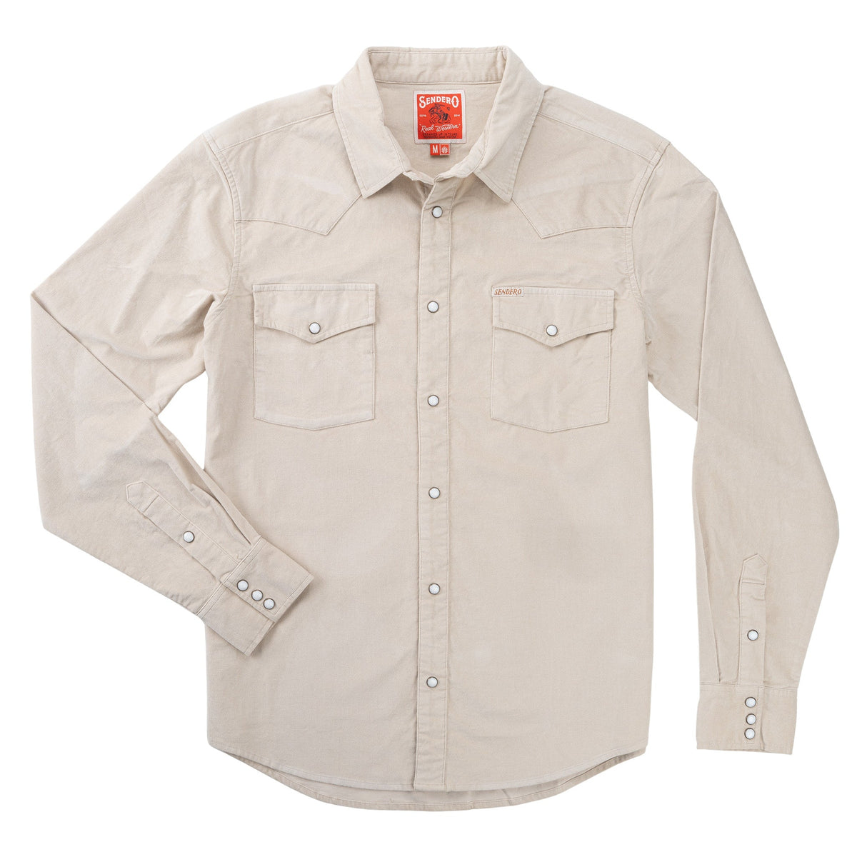The Wyatt Pearl Snap Long Sleeve Corduroy Shirt