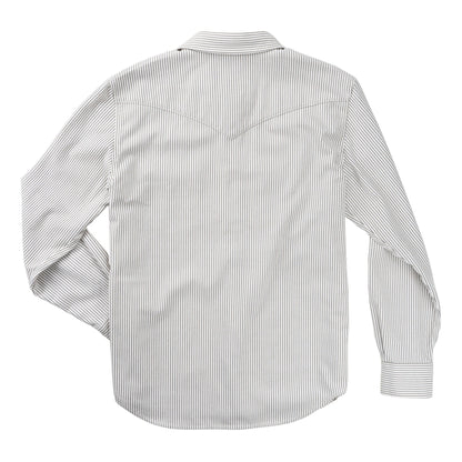 The Wyatt Pearl Snap Long Sleeve Denim Shirt