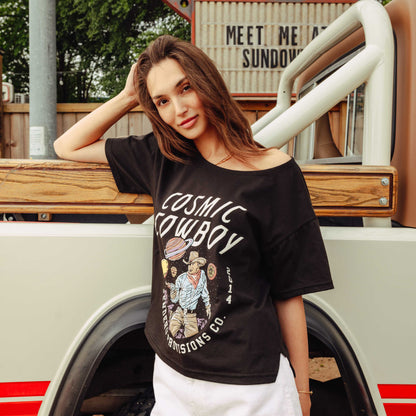 Cosmic Cowboy Basic Tee