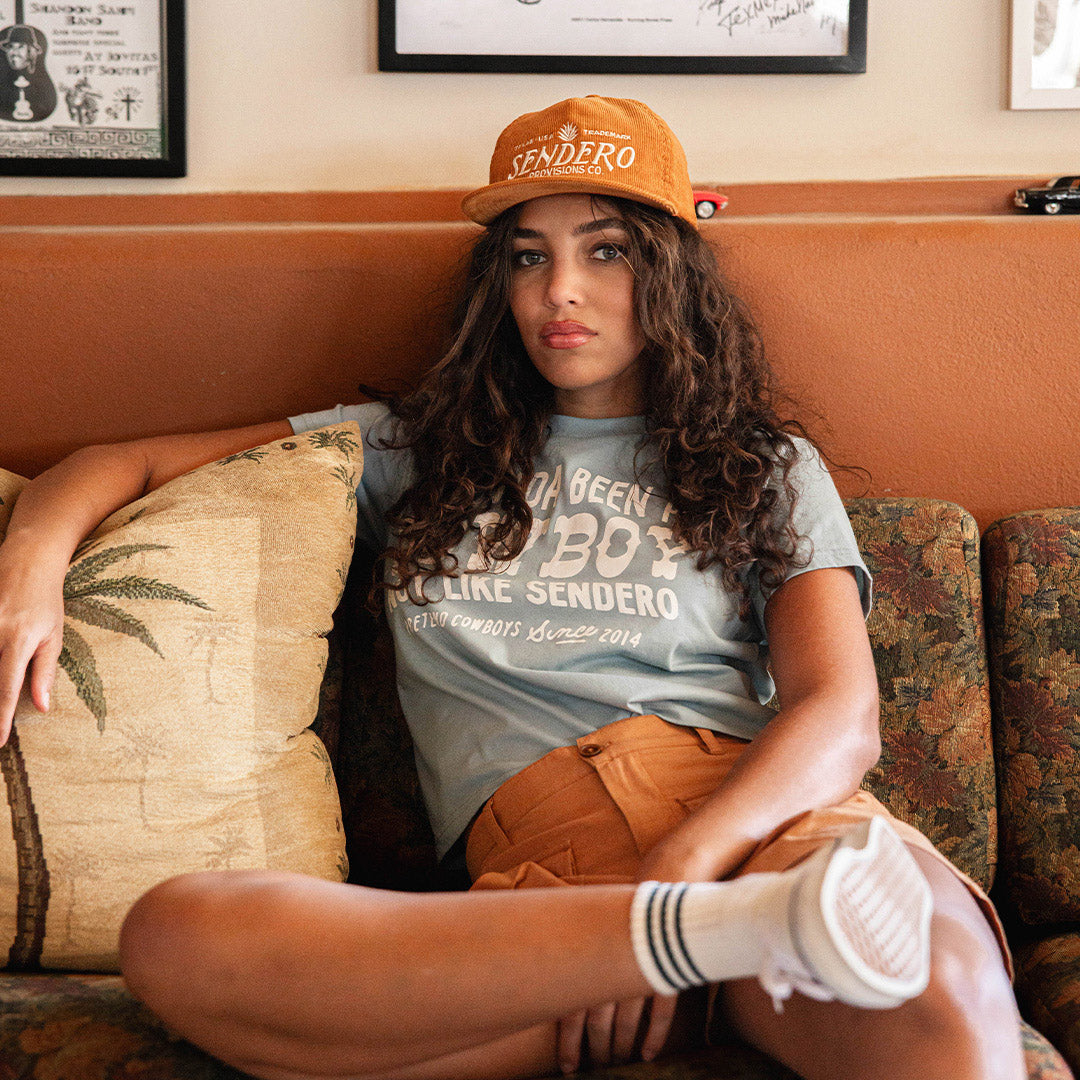 Shoulda Been A Cowboy Boxy Tee