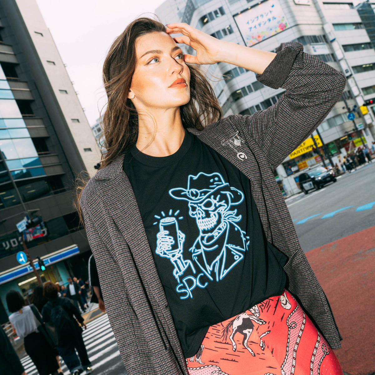 Broadway Bones Boxy Tee