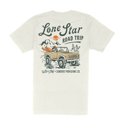 Sendero X Waco Surf Lone Star Road Trip T-Shirt